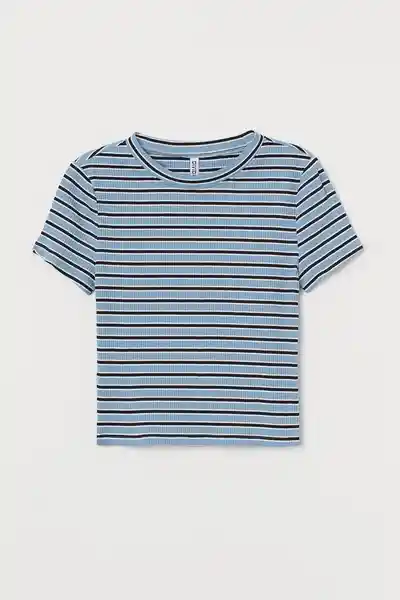 H&M Camiseta Brit Baby Tee Azul