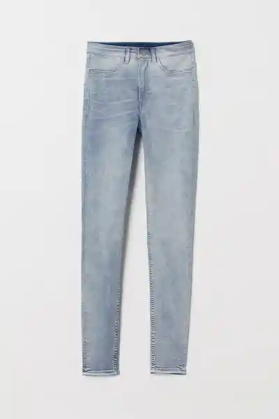 H&M Pantalón Jade Hw Skinny Denim Trs Azul Claro