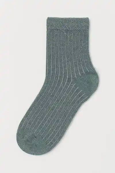 H&M Medias Lurex Gris