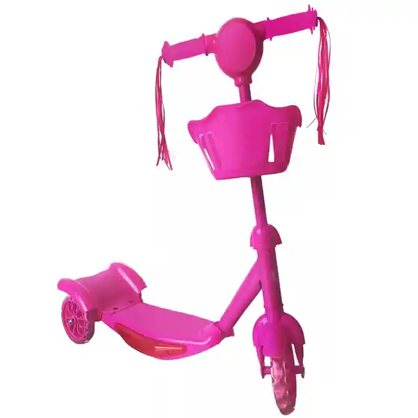 Bebesitos Patineta Scooter Canasta Rosada