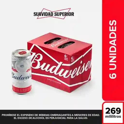 Budweiser 269ml Six Pack