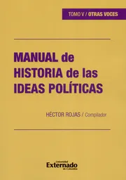 Manual de Historia de Las Ideas Políticas Tomo V
