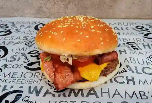 Hamburguesa Res y Tocineta
