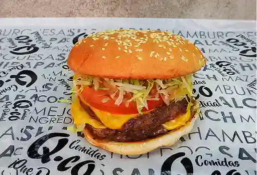 Hamburguesa Res Doble Sencilla