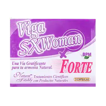 Natural Freshly Viga Sx Woman x 3 Capsulas Natural Freshly