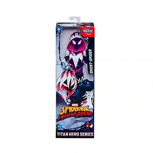 Marvel Figura de Acción Maximum Venom Ghost Spider Titan Hero