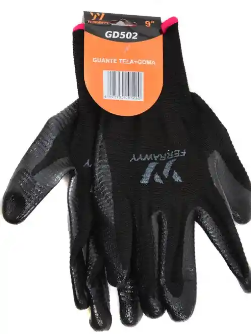 Ferrawy Guantes de Tela Con Caucho