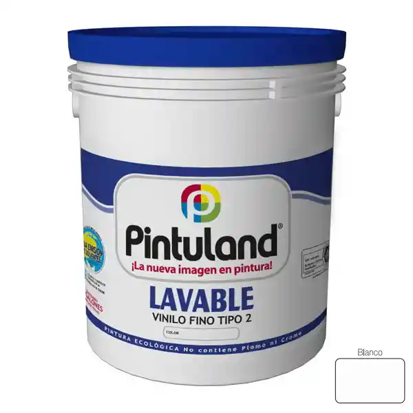 Pintuland Pintura T2 en Agua 3785 mL Blanco