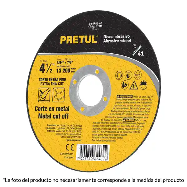 Pretul Disco de Corte 1.2 mm 4 1/2