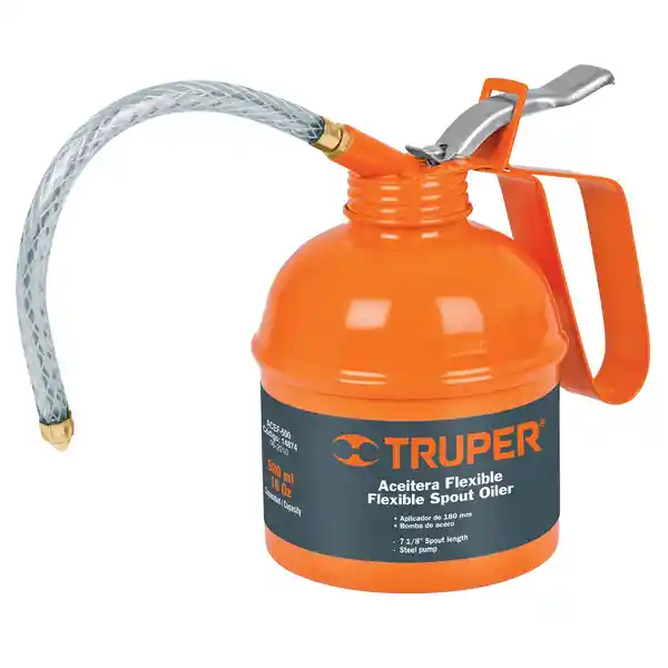 Truper Aceitera Flexible Con Aplicador 500 mL