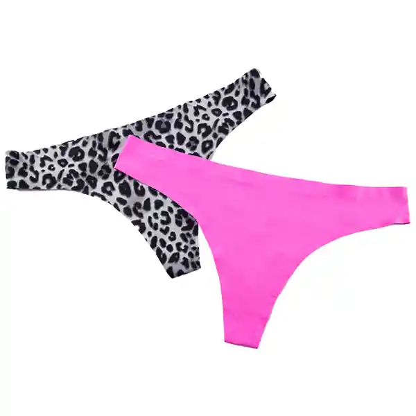 Lili Pink Pack Panty Rosa Print Talla L