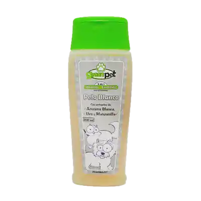 Greenpet Champu Pelo Blanco Frasco X 250 Ml