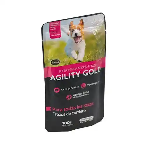 Agility Gold Alimento Para Perro Adulto de Cordero 100 g