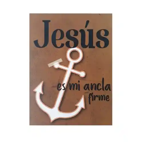 Cuadro Jesús es mi ancla firme