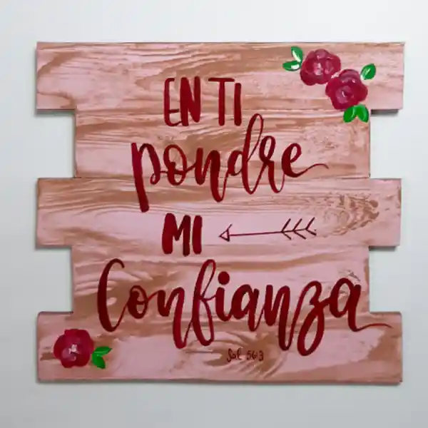 Retablo en ti pondré mi confianza