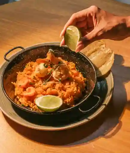 Arroz con Camarones.