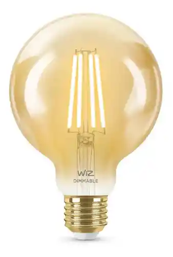 Wiz Bombillo Led Tipo Vintage Inteligente Wi-Fi Luz Calida G25