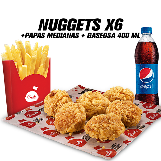 COMBO NUGGETS X 6										