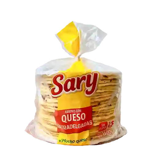 Sary Arepas con Queso Extradelgadas sin Gluten