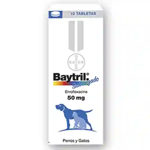 Baytril Medicamento Anti-Bacteriano 50 mg