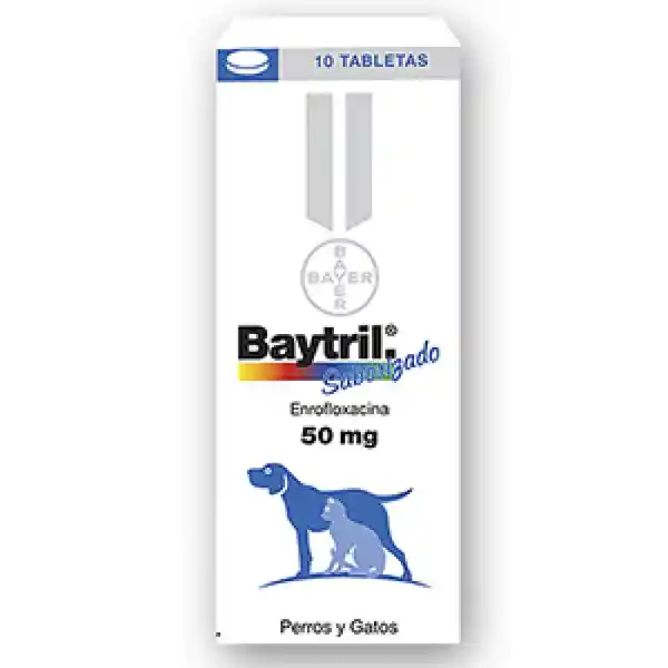 Baytril Medicamento Anti-Bacteriano 50 mg