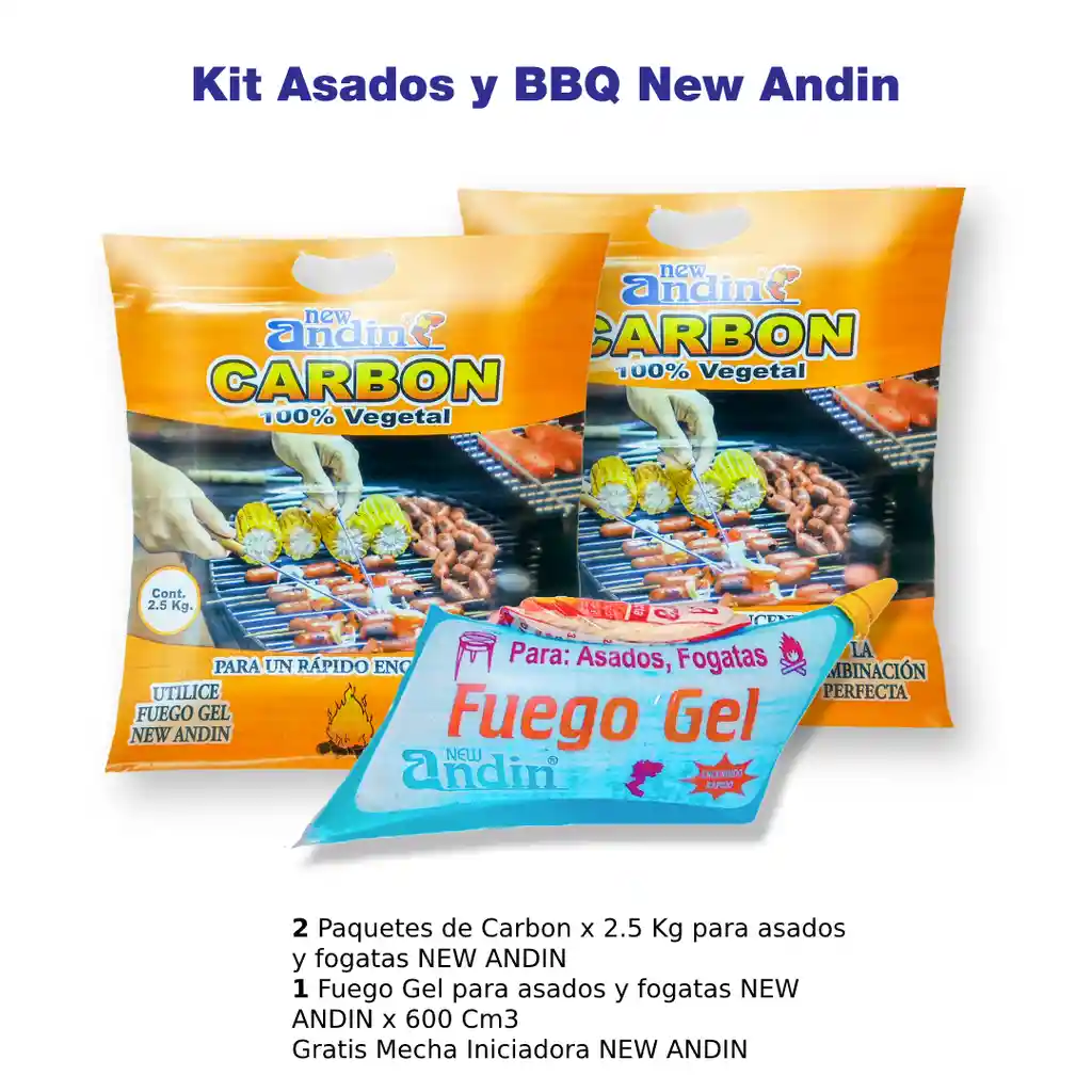 New Andin Kit Para Asados Y Bbq