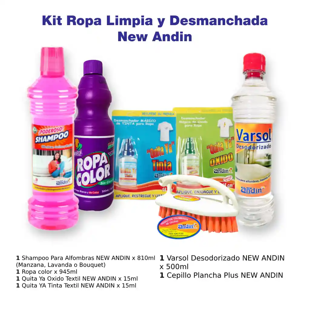 Kit Ropa Limpia Y Desmanchada