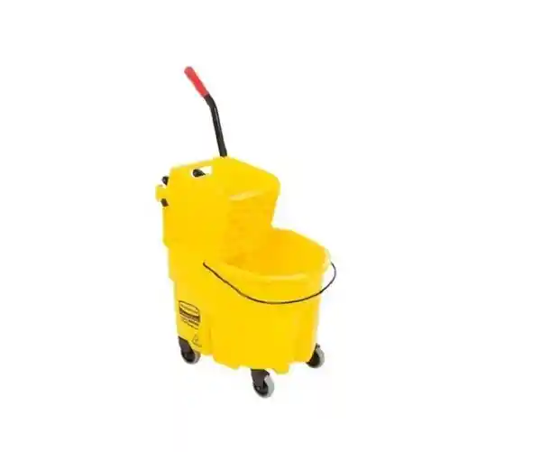 Rubbermaid Commercial Balde Con Escurridor Wavebrake Amarillo