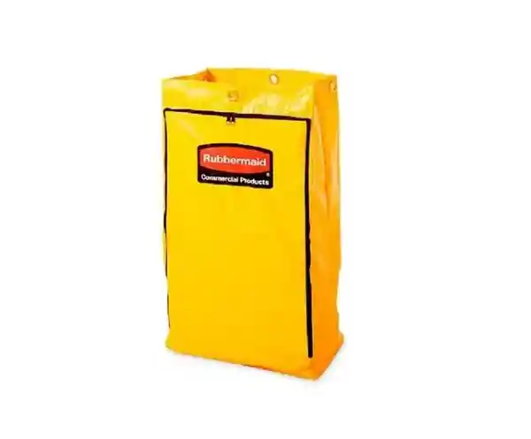 Rubbermaid Commercial Bolsa de Vinilo Amarilla Carro Fg617388