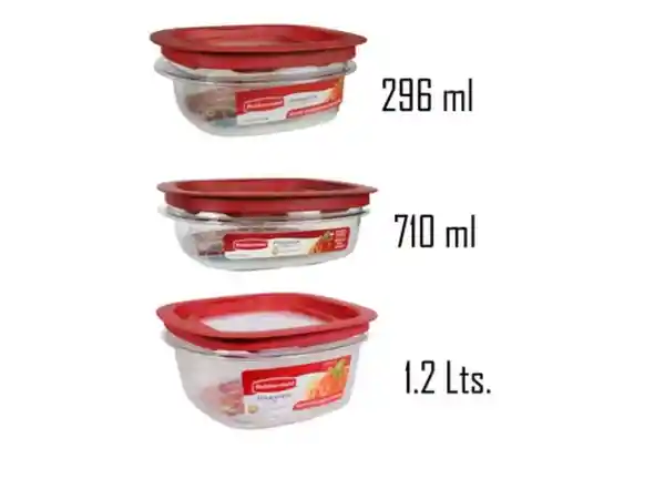 Rubbermaid Commercial Combo Lonchera Porta Comidas