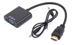 Techbauer Convertidor Hdmi a Vga Con Sonido