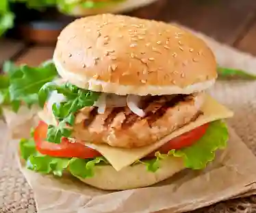 Hamburguesa Pollo Maíz Tierno