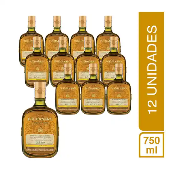 Master Pack 12 Botellas Buchanans 750Ml