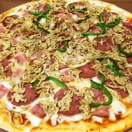 Pizza Pollo Jampón 