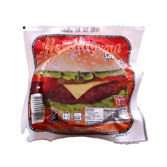 Reicar Hamburguesa Sabrosita Carne de Res y Cerdo