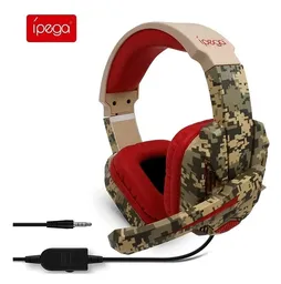 Hepa Diadema Gamer Ípega PG-R005 Camuflado Con Micrófono