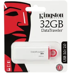 Kingston Hepa Memoria 32Gb Usb 3.1/3.0/2.0 Datatraveler G4
