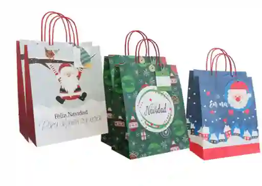 Regalos y Mensajes Bolsa De Regalo Ecológica Vs Navidad