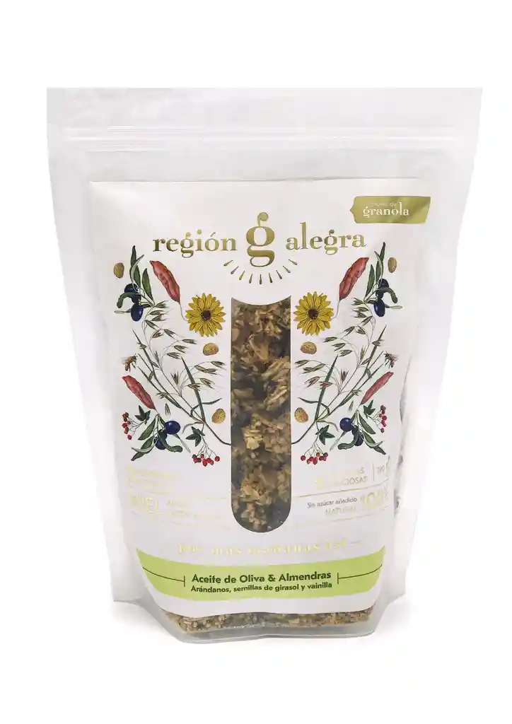 Región Alegra Granola con Aceite de Oliva y Almendras