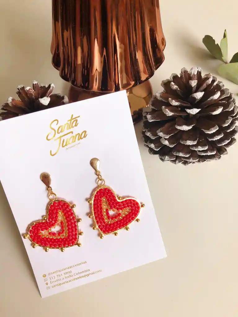 Aretes Corazón