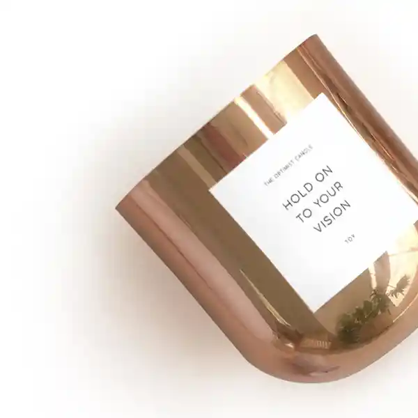 Vela Rose Gold Optimist Candle