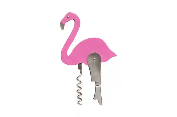 Inusual Design Sacacorcho y Destapador Flamingo