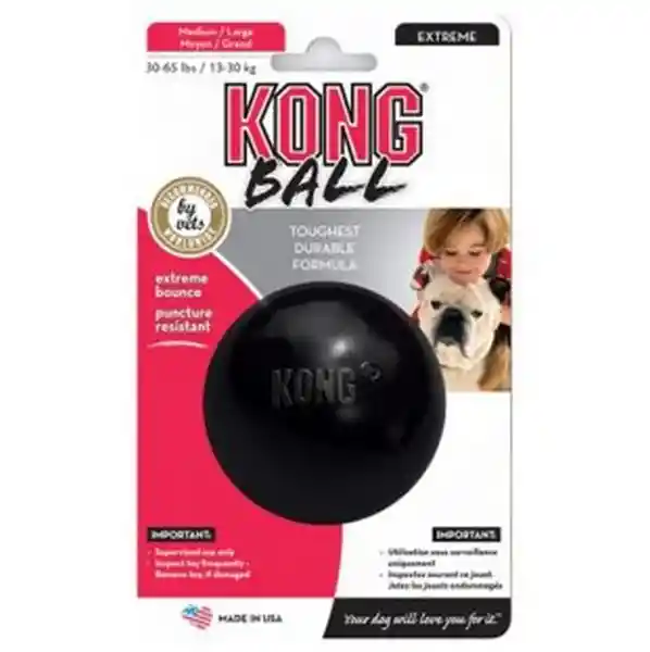 Kong Juguetes Pelota Caucho Extreme 1U