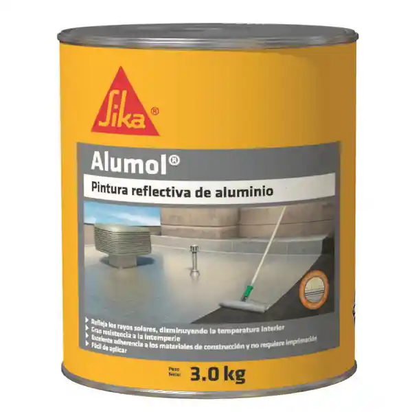 Sika Alumol Pintura Reflectiva de Aluminio