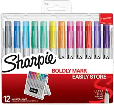 Sharpie Caja Marcador Permanente Ultra Fino