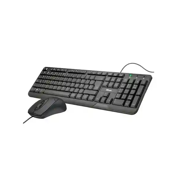 Trust Combo Almbrico Usb Teclado Mouse Ziva