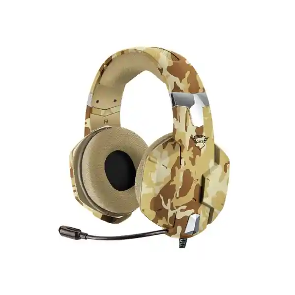 Trust Audfono Diadema Gamer Gxt 322D Carus Desert Camo