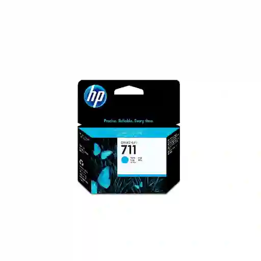 Hp Cartucho de Tinta 711 Cian 29 mL