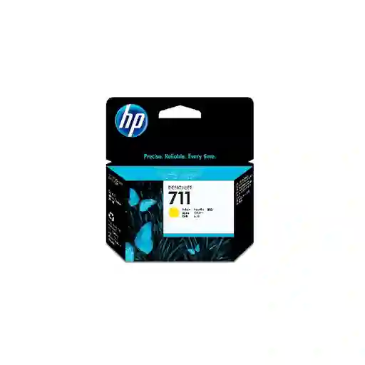 Hp Cartucho de Tinta 711 Amarillo 29 mL