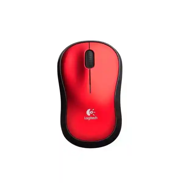 Logitech Mouse Inalmbrico M185 Rojo